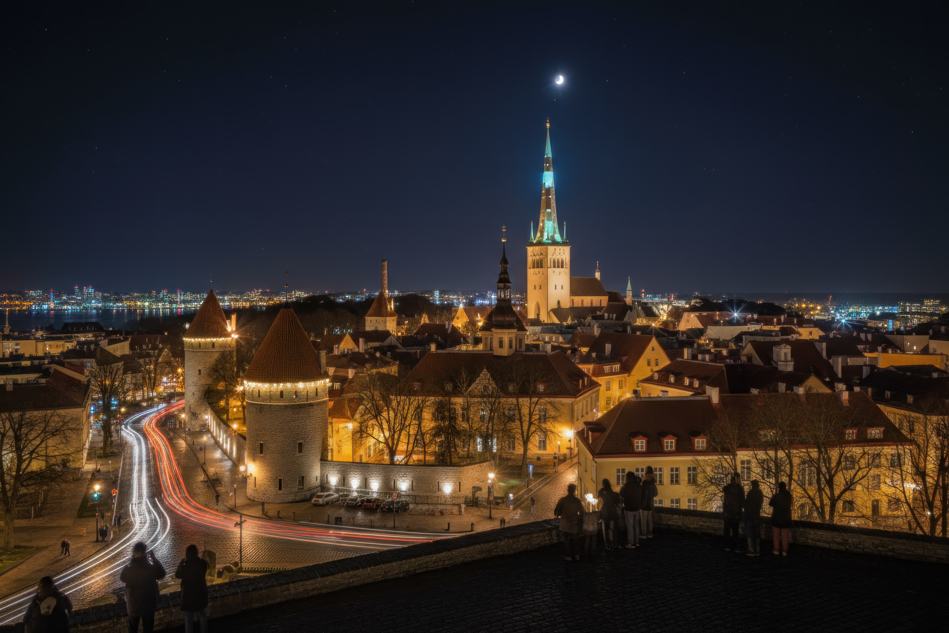 tallinn-old-city-at-night-photography