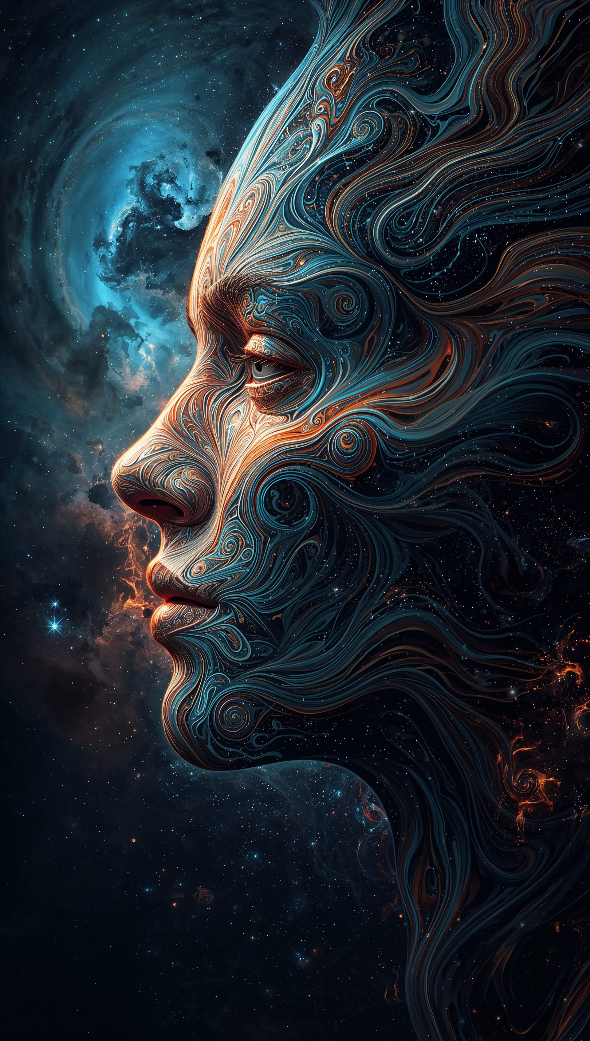 face-in-space-digital-art