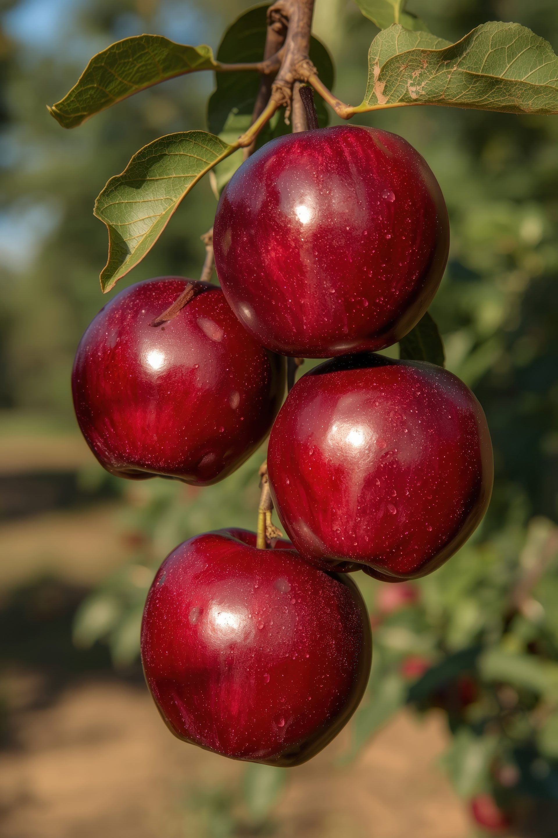 red-apples-in-the-garden-stock-image