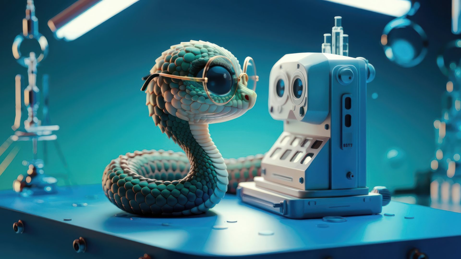3d-cartoon-snake-in-laboratory