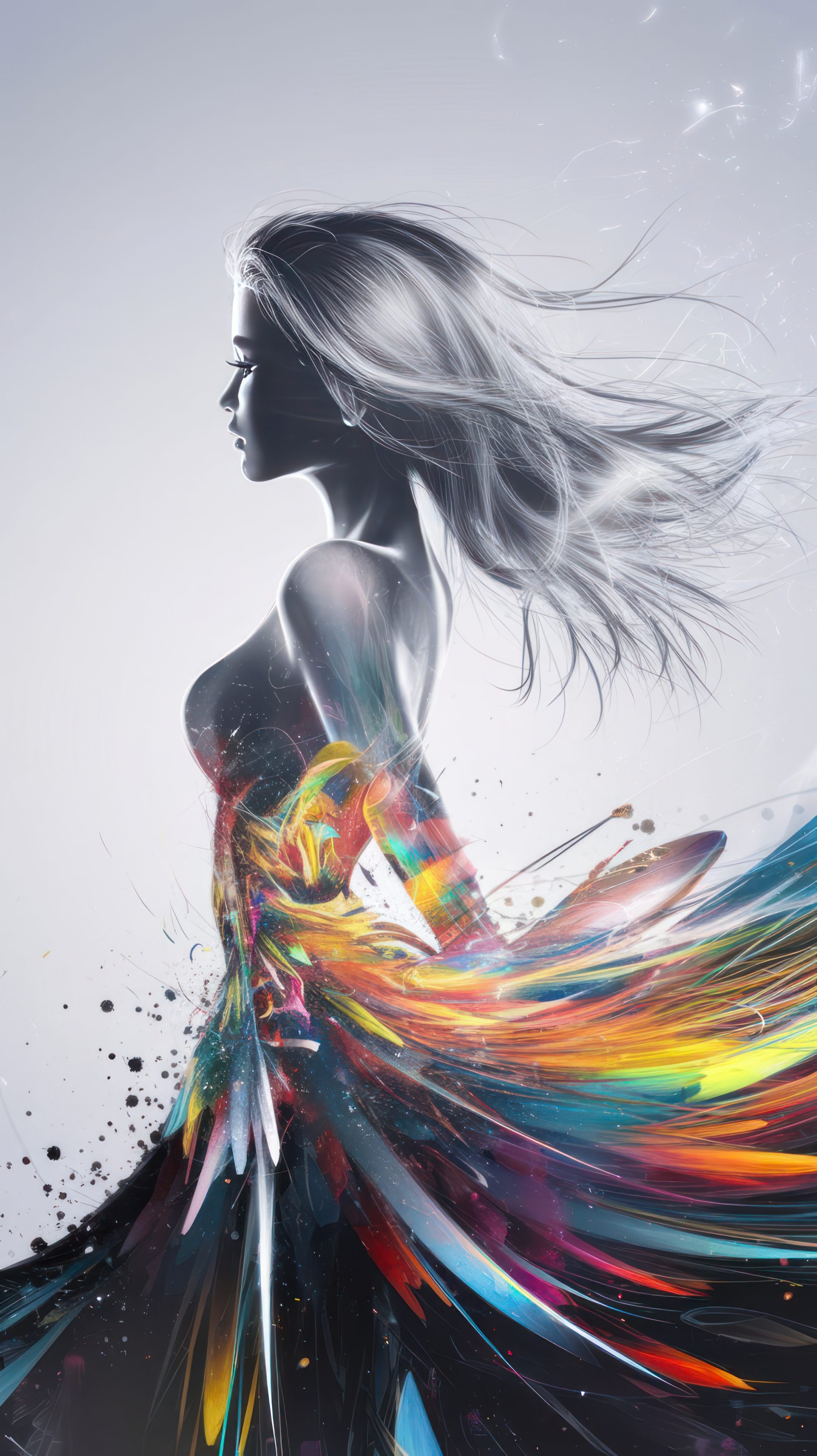 woman-in-colorful-skirt