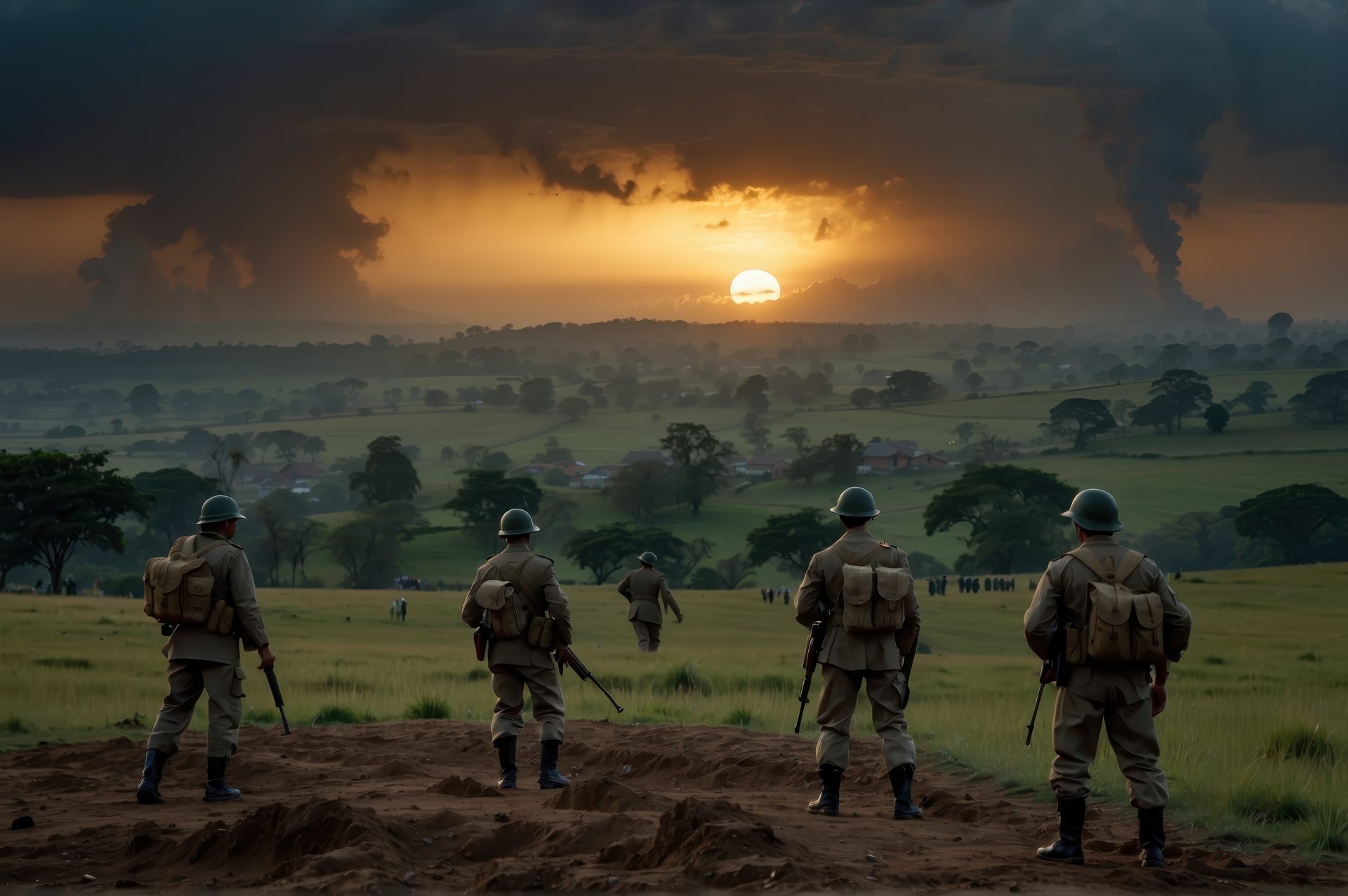 battlefield-war-us-soldiers-with-rifles