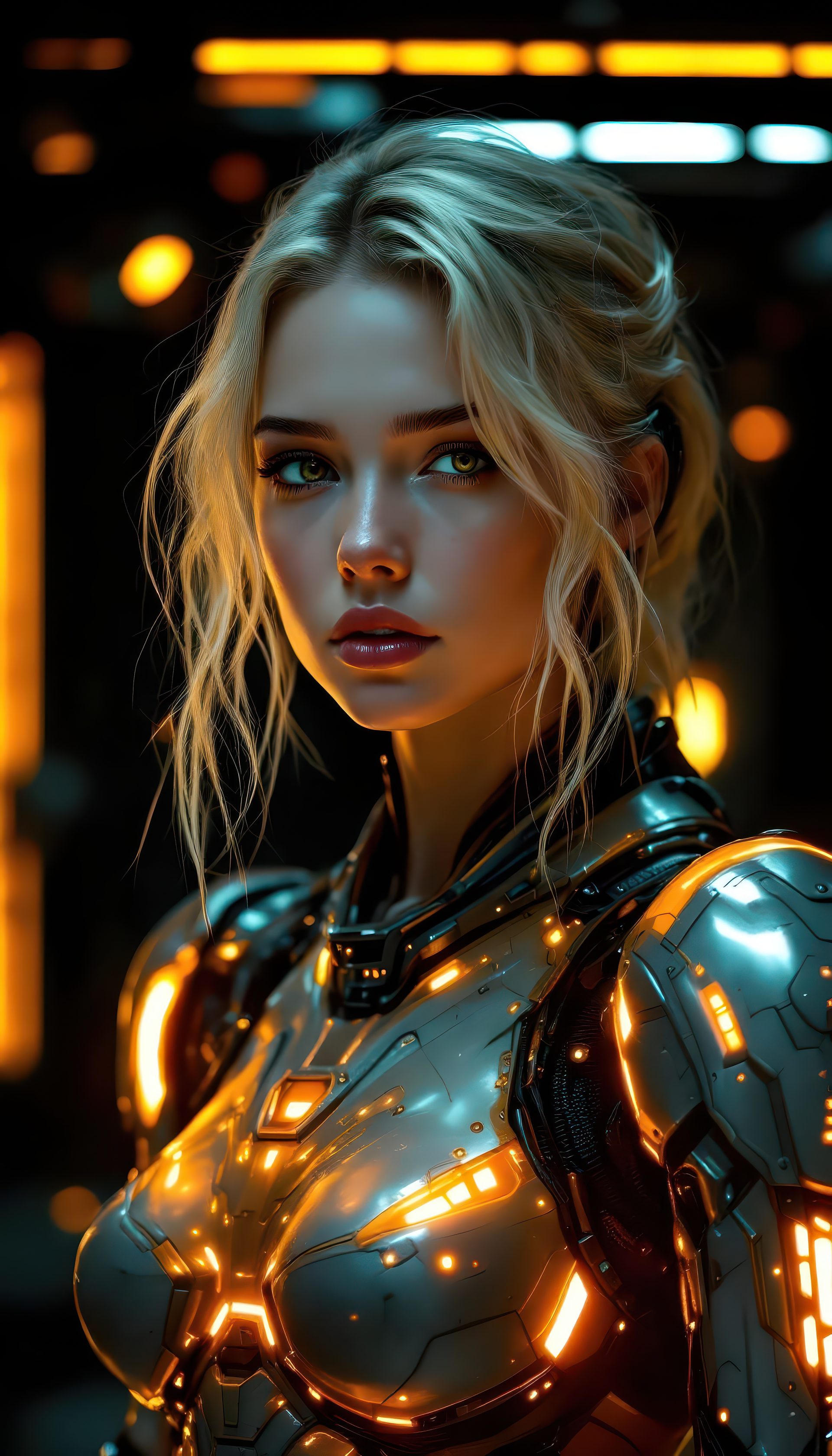 a-young-female-cyborg-blond-in-glowing-mechanical-armor-cyberpunk