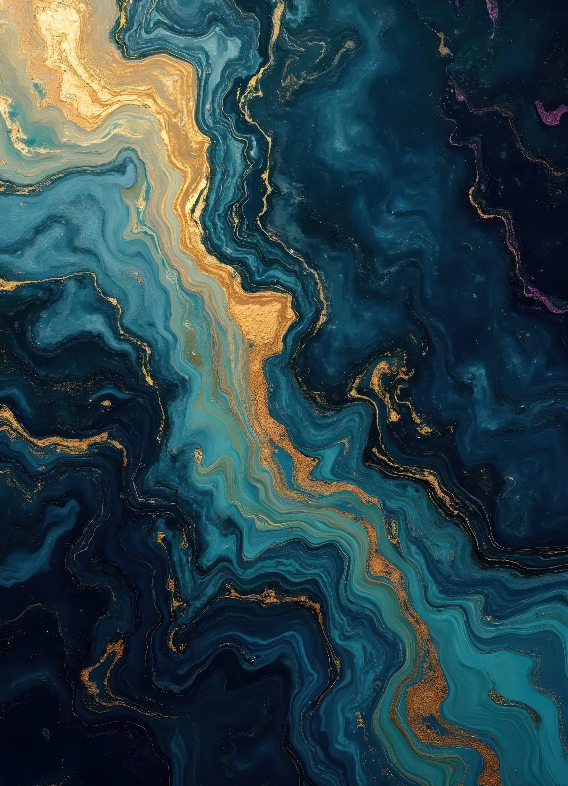 abstract-art-wallpaper-marbling-effect-with-metallic-gold-an-deep-blue-swirls-texture