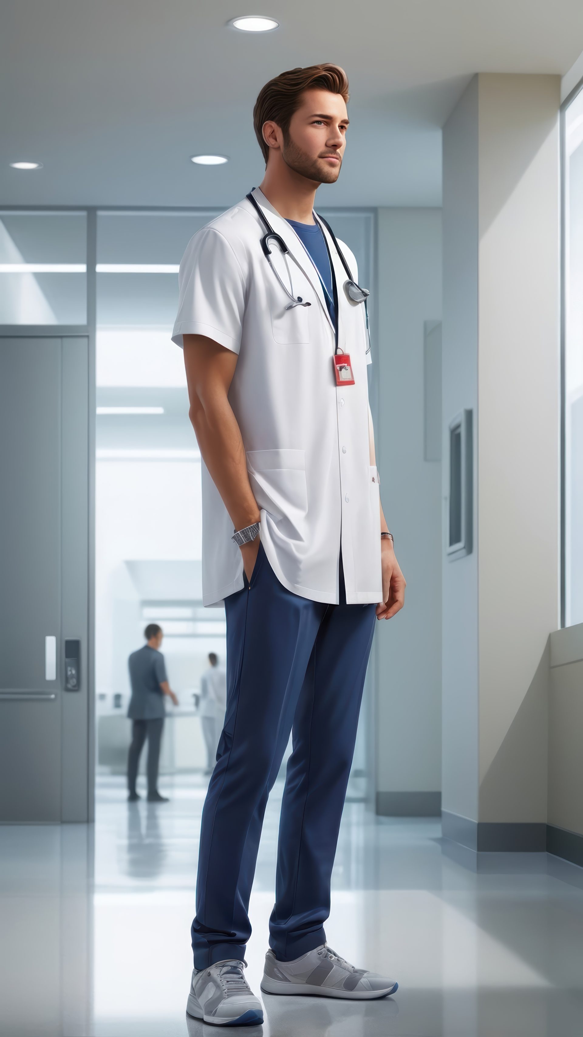 a-man-doctor-nurse-in-hospital-medicene-healthcare