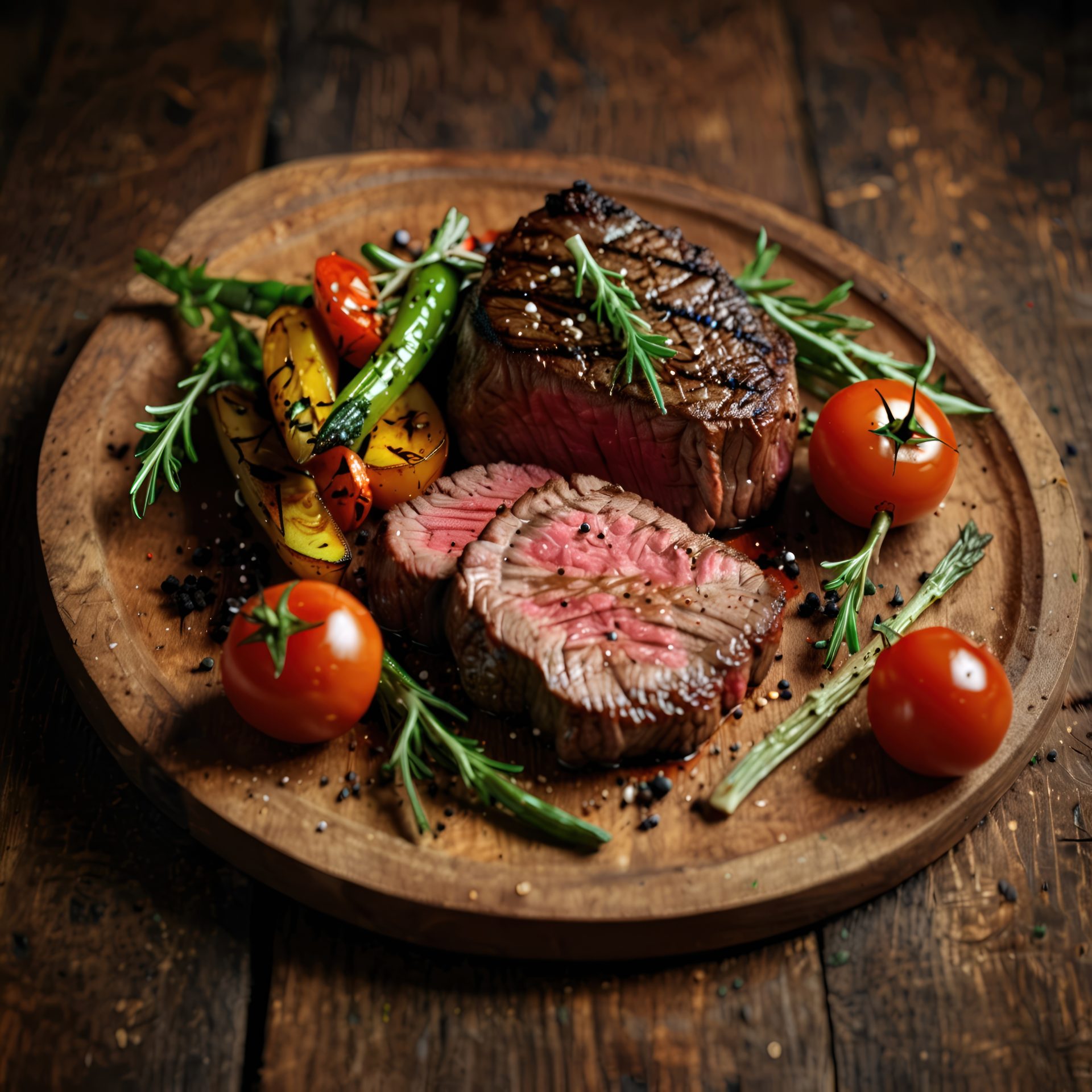 juicy-steak-medium-rare-beef-with-spices-and-grilled-vegetables