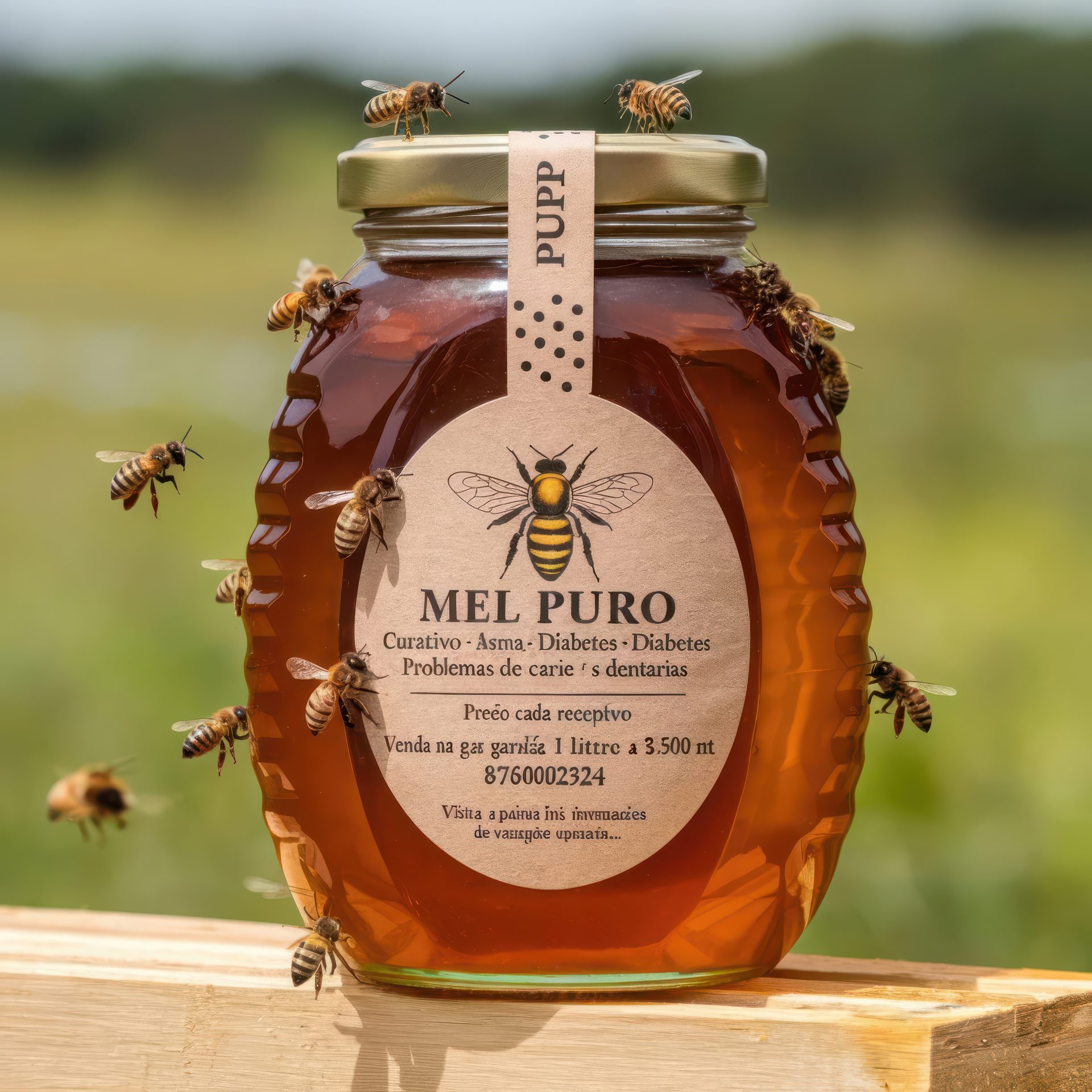 jar-filled-with-honey-and-bees-advertising-product-stock