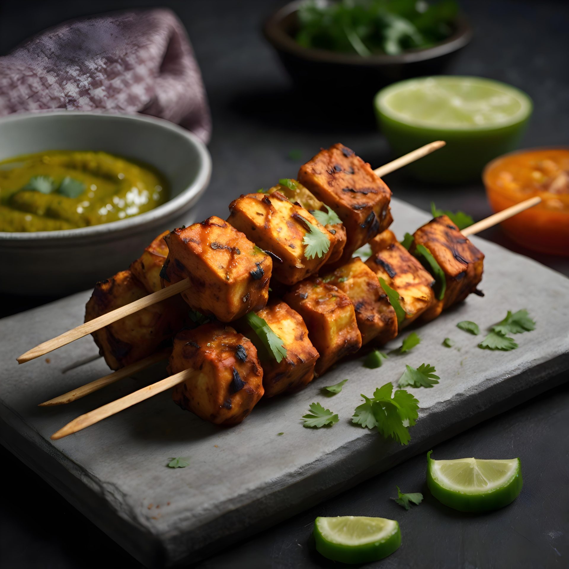 a-chicken-meat-shashlik-dish-restaurant-stock-photo