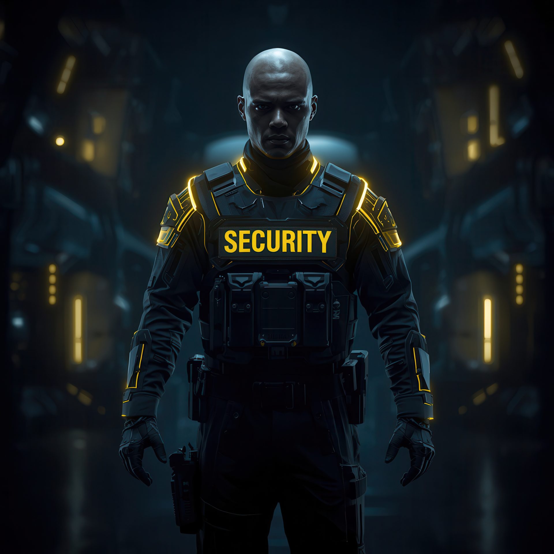 professional-security-guard-in-futuristic-black-tactical-uniform